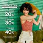 Promoción Aeropostale: Descuentos escalonados de hasta el 40% dependiendo cuántas prendas compres