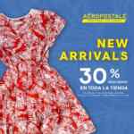 New Arrivals Aéropostale: 30% de descuento en toda la tienda