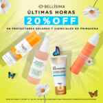 En Bellísima 20% de descuento en protectores solares y esenciales de primavera hoy