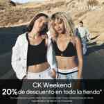 CK Weekend: 20% de descuento en toda la tienda en Calvin Klein