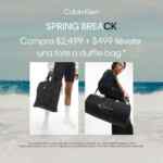 Promoción Calvin Klein Spring Break: Tote o duffle bag a precio especial con tus compras