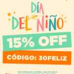 Cupón Enviaflores Día del Niño del 15% de descuento