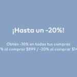 H&M descuentos escalonados del 10% al 20% adicional
