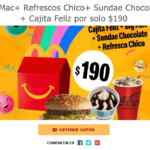 Cupón McDonald's Día del Niño: McTrío + sundae + Cajita Feliz por $190