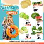 Ofertas Merco frutas y verduras del 19 al 21 de abril