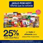 En Petco 25% de descuento en alimento para pequeñas mascotas sólo hoy lunes