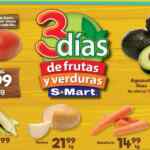 Ofertas S-Mart 3 días de frutas y verduras del 12 al 15 de abril