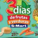 Ofertas S-Mart 3 días de frutas y verduras del 19 al 21 de abril