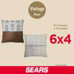 En Sears 6x4 en cojines y frazadas Vintage Home