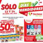 Folleto Soriana Días Rendidores 13 y 14 de abril 2022