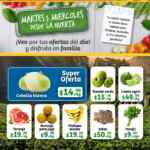 Ofertas Super Kompras Martes y Miércoles desde la Huerta frutas y verduras 12 y 13 de abril