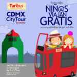 Promoción Turibus Día del Niño: Niños y niñas viajan gratis este fin de semana