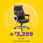Promoción OfficeMax El Mejor Día de la Semana: Silla ejecutiva de $5,599 a $3,299