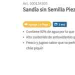 2x1 en sandía sin semilla este Hot Sale 2022 en Sams Club