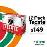En 7-Eleven 12 pack de cervezas Tecate a $149
