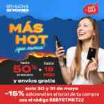 Cupón Bed Bath & Beyond Último Día de Hot Sale de 15% de descuento adicional