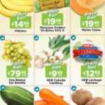 Ofertas HEB 7 días de precios bajos en frutas y verduras del 10 al 16 de mayo 2022