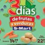 Ofertas S-Mart 3 días de frutas y verduras del 3 al 5 de mayo