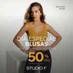 Día especial de blusas Studio F: Segunda blusa a mitad de precio
