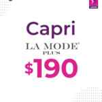 Suburbia Artículo de la Semana 16 al 22 de mayo: Capri La Mode Plus a $190