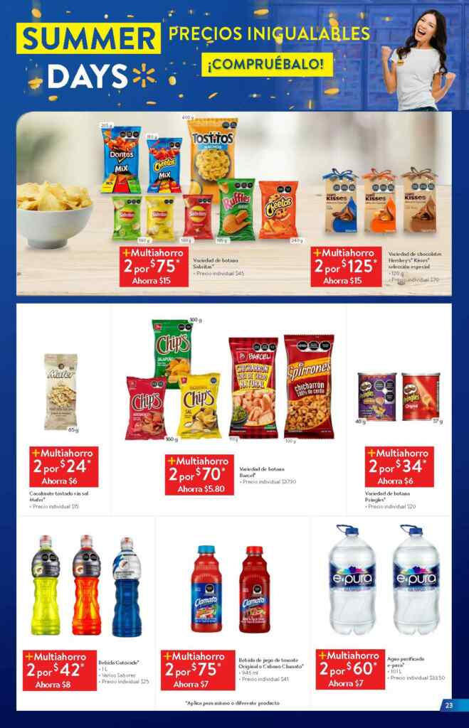 Folleto Walmart Hot Sale 2022 del 23 al 31 de mayo