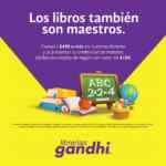 Promoción Gandhi Día del Maestro: Compra $499 o más hoy y lléate de regalo tarjeta de $100 si eres maestro