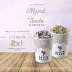 Promoción Santa Clara Día de las Madres: 2x1 en litros de helado del 7 al 10 de mayo