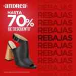 Rebajas Andrea: Hasta 70% de descuento