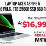 Venta Nocturna Office Depot 14 al 16 de junio: pantalla 32” Gratis en compras de $8,999