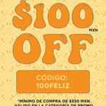 Cupón Enviaflores de $100 pesos de descuento