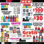 Folleto HEB Verano Loco del 3 al 9 de junio: 3x2, productos gratis con tus compras y más