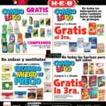 Folleto HEB Verano Loco del 3 al 9 de junio: 3x2, productos gratis con tus compras y más