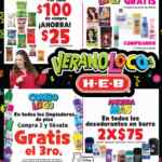 Folleto HEB Verano Loco del 10 al 16 de junio: Compra productos y llévate productos adicionales gratis