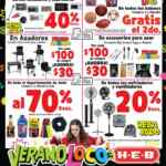 Folleto HEB Verano Loco del 10 al 16 de junio: Compra productos y llévate productos adicionales gratis