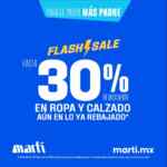 Flash Sale Martí: Hasta 30% de descuento aún en lo ya rebajado