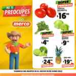 Ofertas Merco frutas y verduras del 28 al 30 de junio