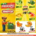 Ofertas Merco frutas y verduras del 7 al 9 de junio