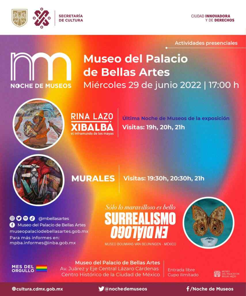 Noche de Museos 29 de junio en la CDMX Eventos especiales, accesos gratis y más Noche de Museos 29 de junio en la CDMX Eventos especiales, accesos gratis y más