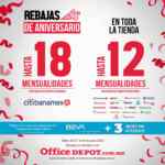 Rebajas de Aniversario Office Depot: hasta 50% de descuento y hasta 18 Meses sin intereses