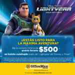 Boletos Gratis para Lightyear de Disney al comprar $500 en Office Max