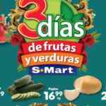 Ofertas S-Mart 3 días de frutas y verduras del 28 al 30 de junio