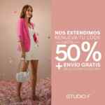 En Studio F hasta 50% de descuento en referencias seleccionadas + envío gratis hoy