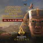 Juega gratis Assassins Creed Origins del 16 al 20 de junio (PC y consolas)