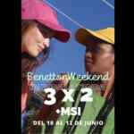 Promoción Benetton Weekend: 3x2 en toda la tienda este fin de semana