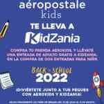 Boletos de cortesía a KidZania en la compra de prendas Aeropostale Kids en Liverpool