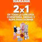 Temporada Naranja 2022: 2x1 en lencería, corsetería, medias y ropa de dormir para dama este fin de semana