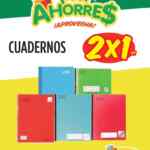 2x1 en cuadernos en HEB y en Mi Tienda del Ahorro del 1 al 4 de julio