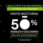 Venta Nocturna Móbica: hasta 50% de descuento en muebles y 25% en accesorios
