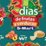 Ofertas S-Mart 3 días de frutas y verduras del 5 al 7 de julio