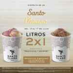 Santo Verano Santa Clara: 2x1 en litros de helado del 13 al 17 de julio
